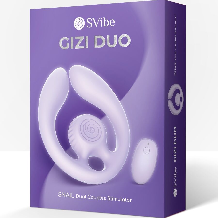 Vibromasseur Couple Gizi Duo Télécommande - Snail Vibe