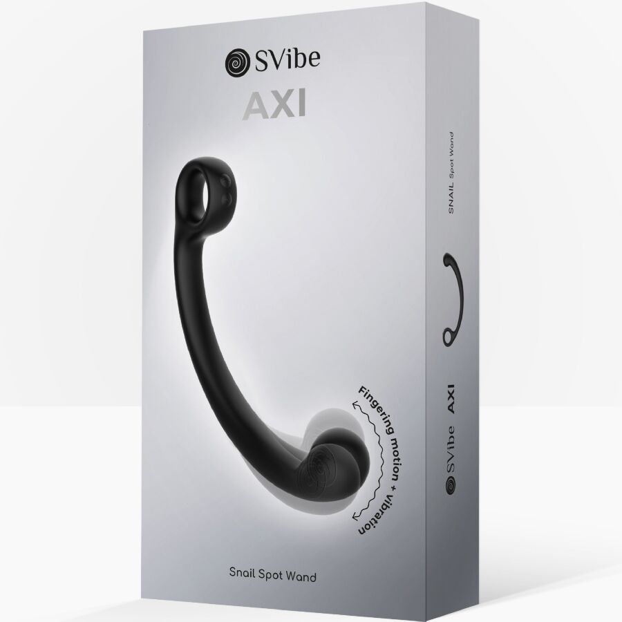 Vibromasseur Wand Axi Tête Flexible AuraTouch Silicone - Snail Vibe