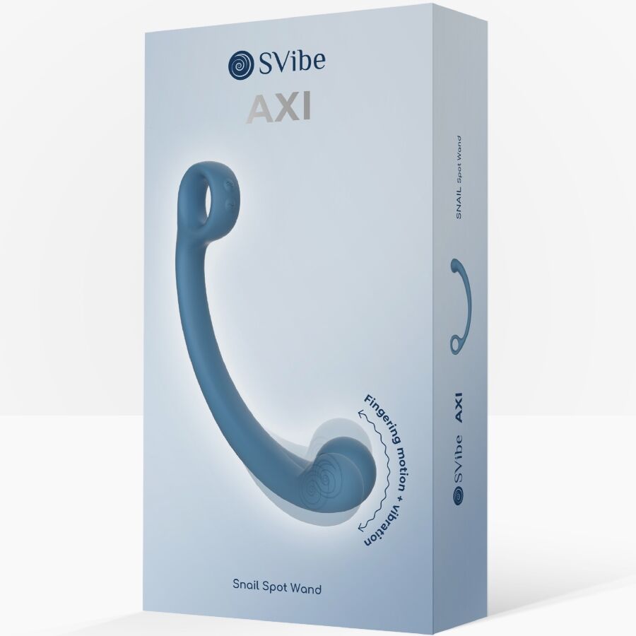 Vibromasseur Wand Axi Tête Flexible AuraTouch Silicone - Snail Vibe