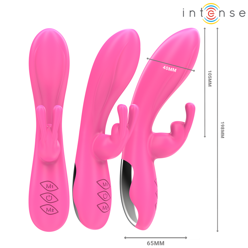 Vibromasseur Rabbit Randall 10 Modes Silicone Rechargeable - Intense