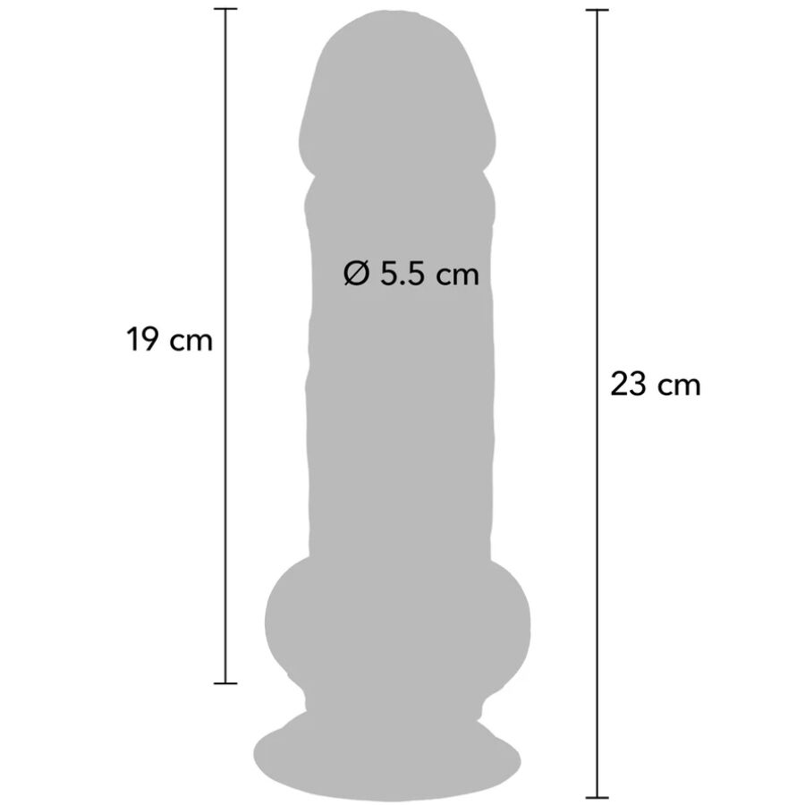 Gode Réaliste Luxe Extra Épais Testicules 7 Tailles - Get Real
