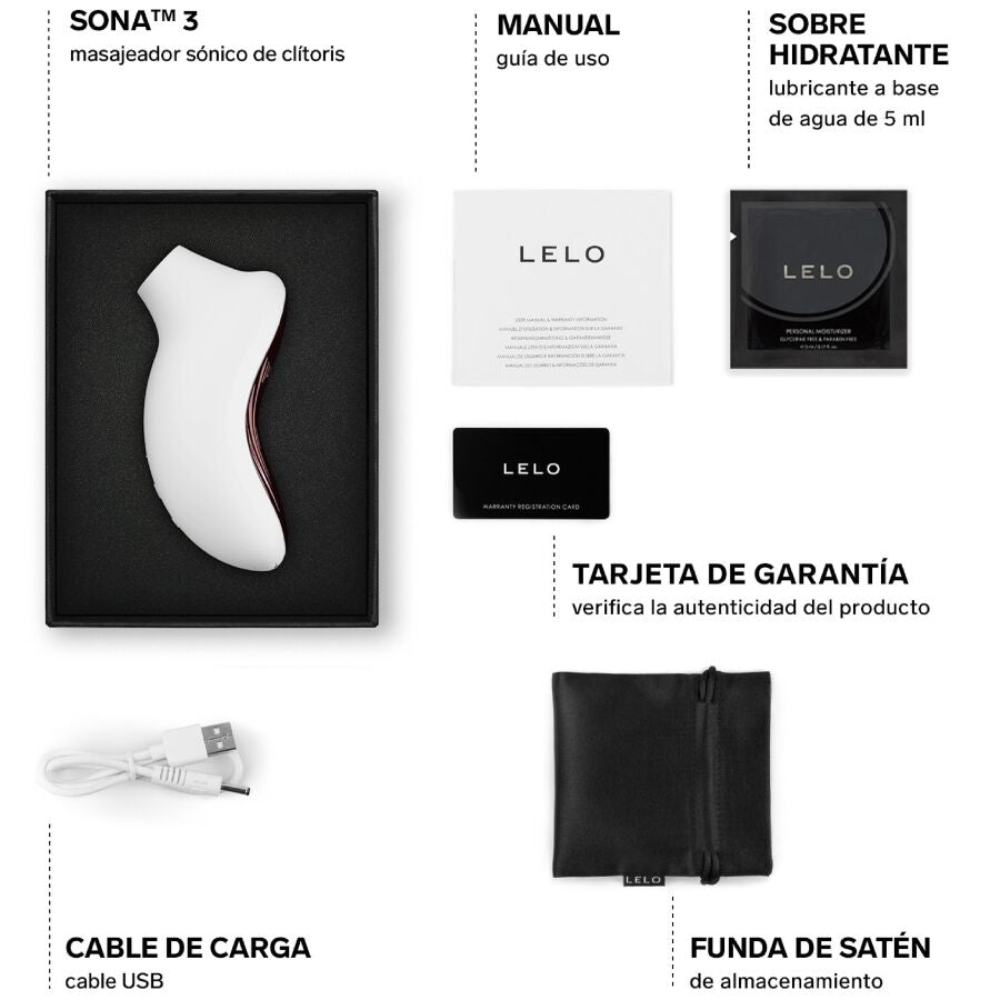 LELO - SONA 3 CRÈME DE MASSAGE CLITORAL SONIC
