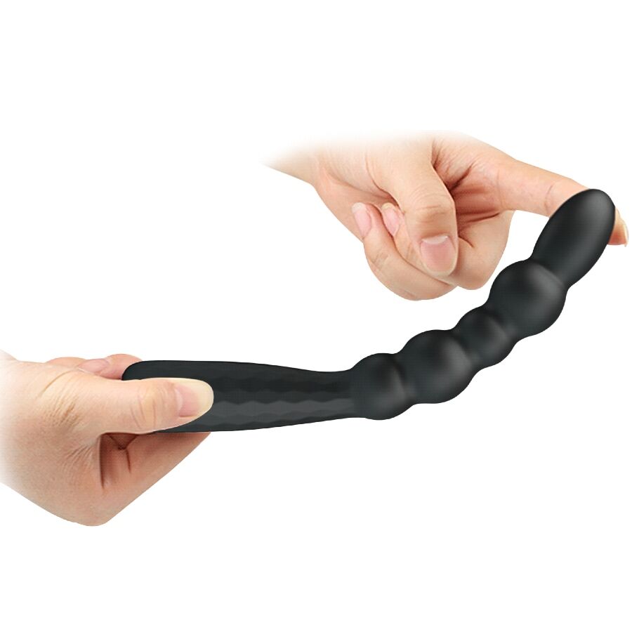 Plug Anal Vibrant Flexible Tige Ondulée 12 Modes Rechargeable - Mr Play