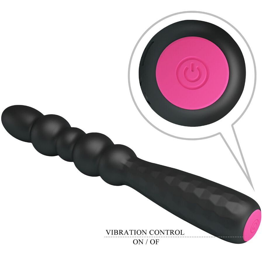 Plug Anal Vibrant Flexible Tige Ondulée 12 Modes Rechargeable - Mr Play
