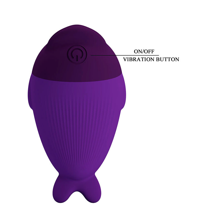 Mini Vibromasseur Dauphin Dolphin avec Clip 7 Modes Étanche - Pretty Love