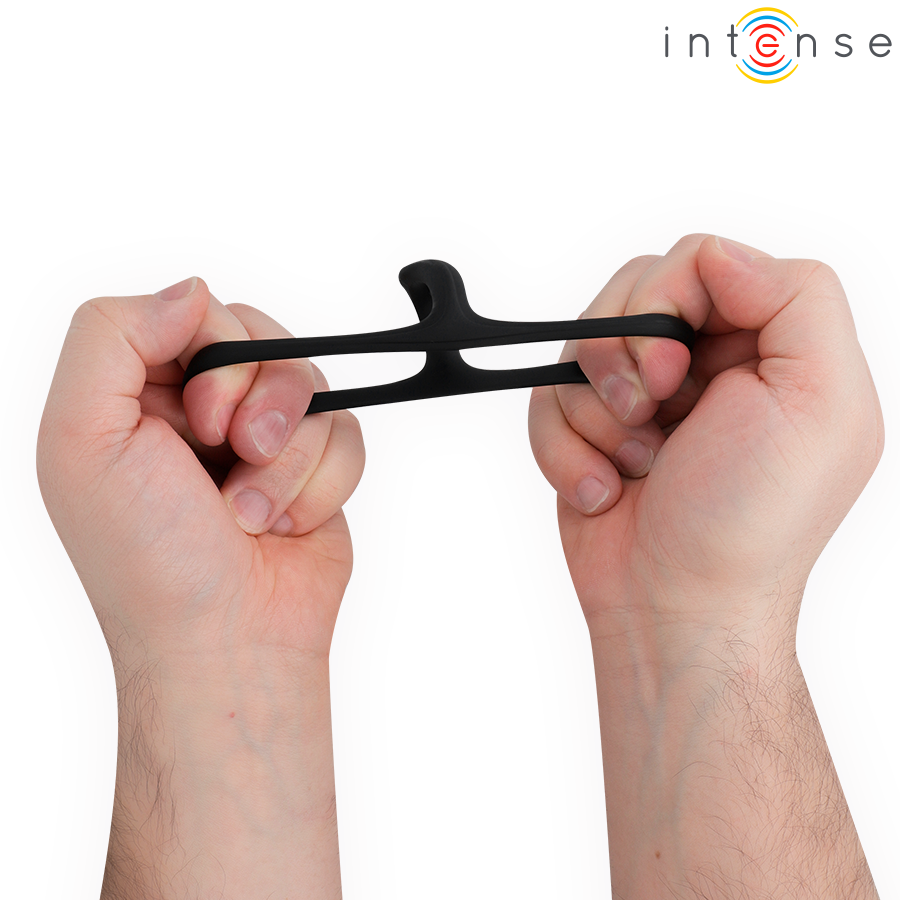 Cockring Triple Anneau Alfie Structure Incurvée Souple - Intense