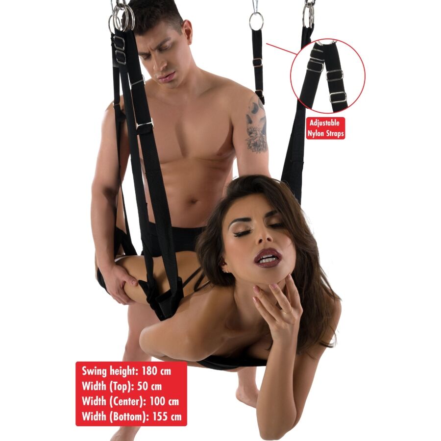 Balançoire Sexuelle Autoportante Extreme Lovers Support Acier 180 cm - Hidden Desire