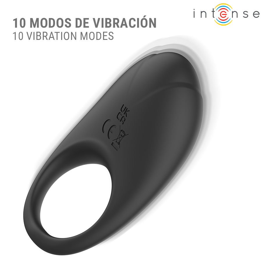 Cockring vibrant Merlotte d'Intense en vibration, mention 10 modes de vibration