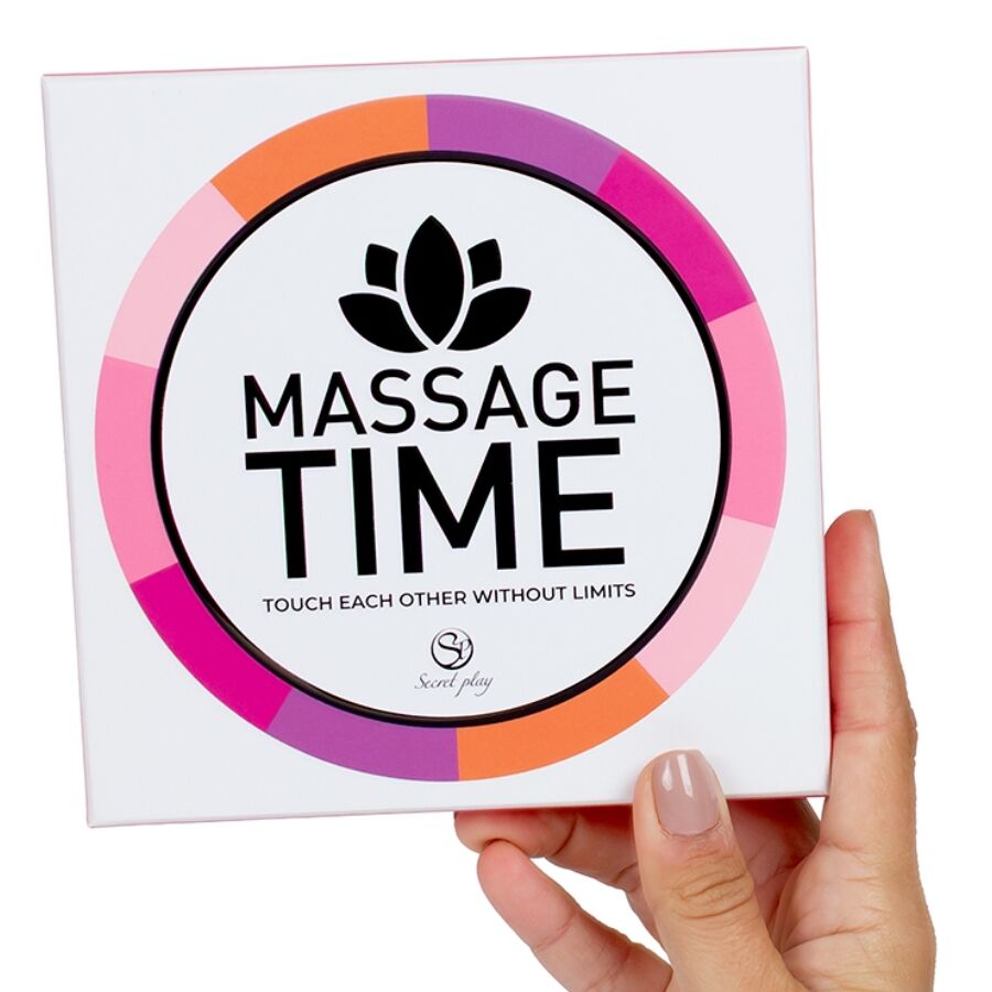Jeu de Couple Massage Time 50 Cartes Sensuelles - Secretplay