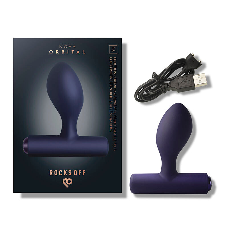 Vibromasseur Compact Mini Baguette Rechargeable 16 Modes Rose - Rocks-Off