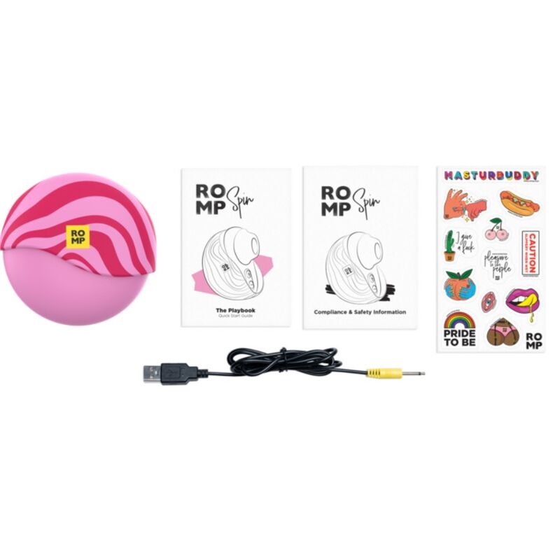 Vibromasseur Rabbit Rotatif Spin Double Stimulation Point G Étanche - Romp