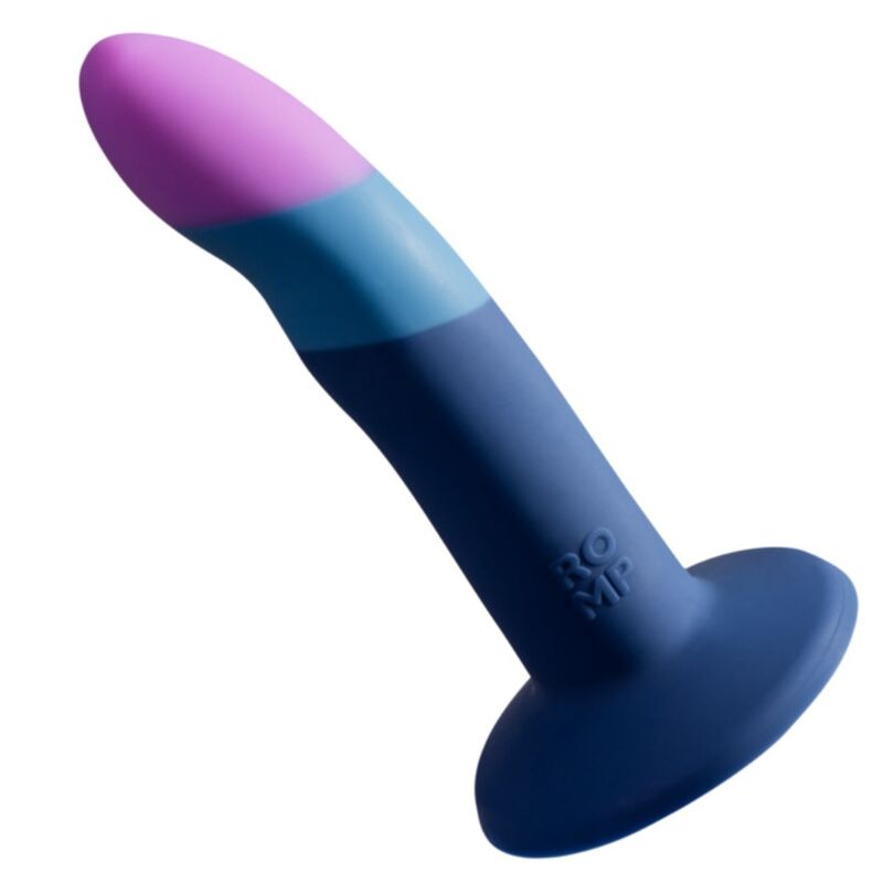 Gode Ventouse Piccolo Silicone Incurvé Point G & P 14 cm - Romp