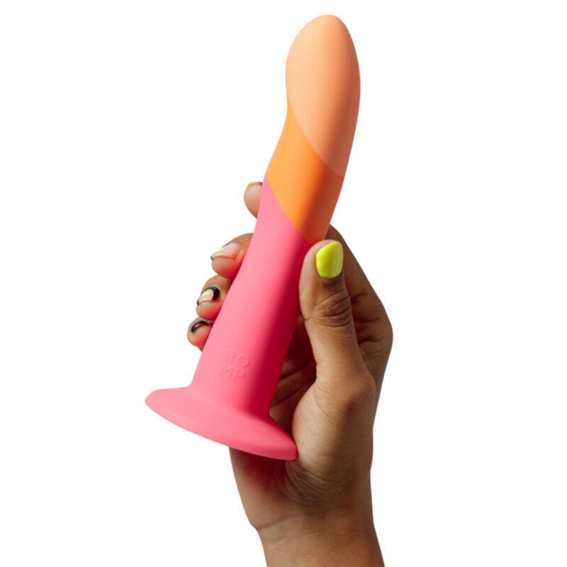 Gode Ventouse Dizi Silicone Incurvé Étanche 18 cm - Romp