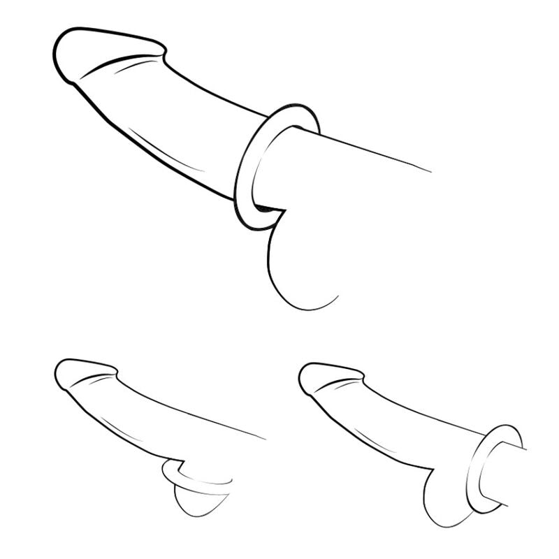Cockring Remix Trio Lot de 3 Anneaux Silicone Souples - ROMP
