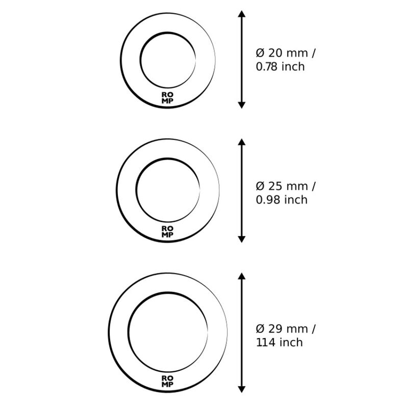 Cockring Remix Trio Lot de 3 Anneaux Silicone Souples - ROMP