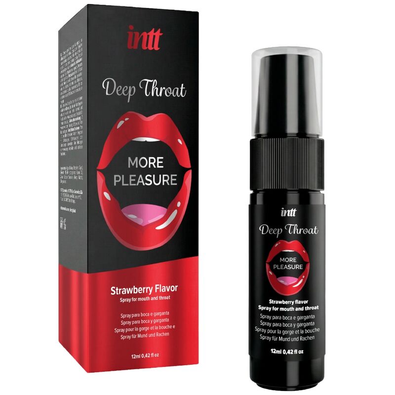 Spray Oral Gorge Profonde Effet Frais Saveur Fraise 12 ml - Intt