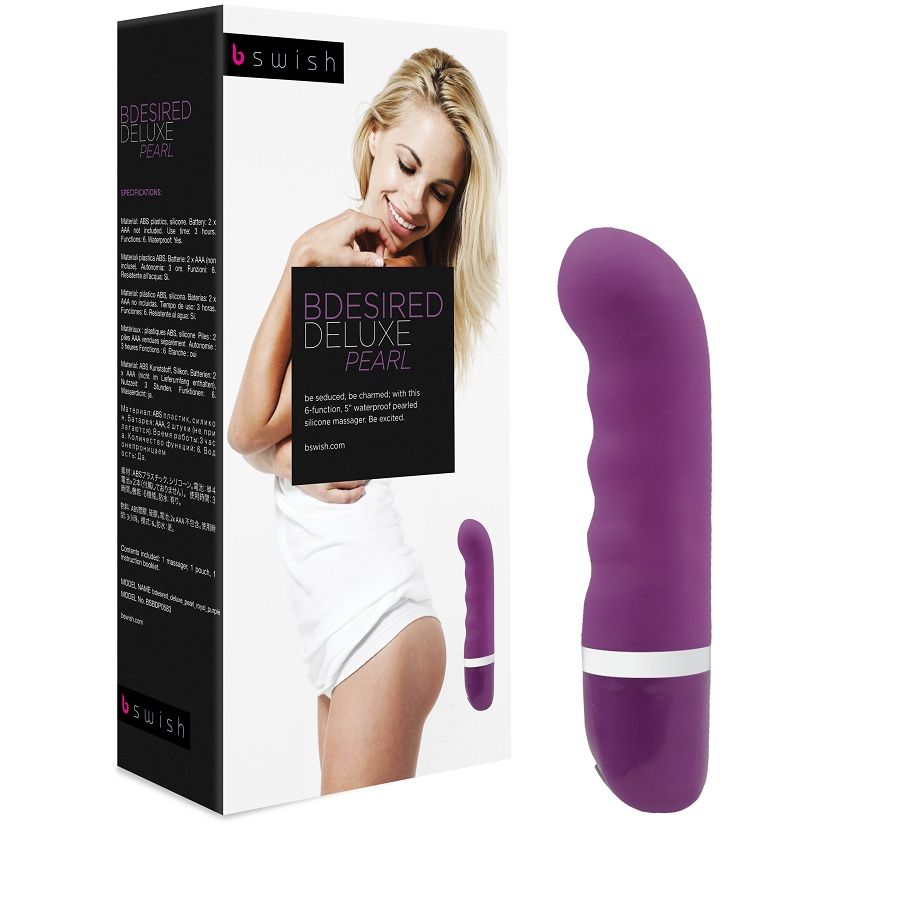 Vibromasseur Classique Bdesired Deluxe Pearl 5 Modes - B Swish