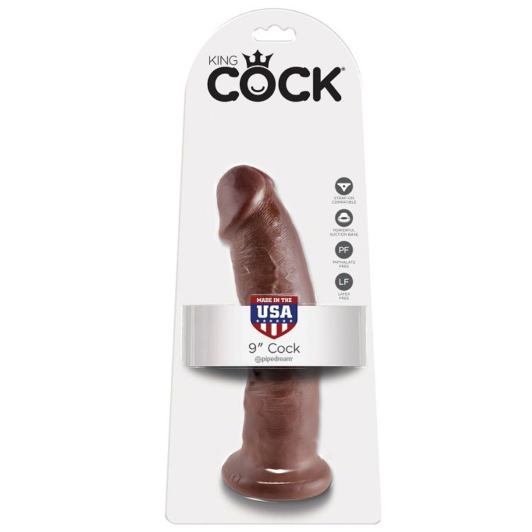 Gode Ventouse Réaliste de 22,9 cm - King Cock