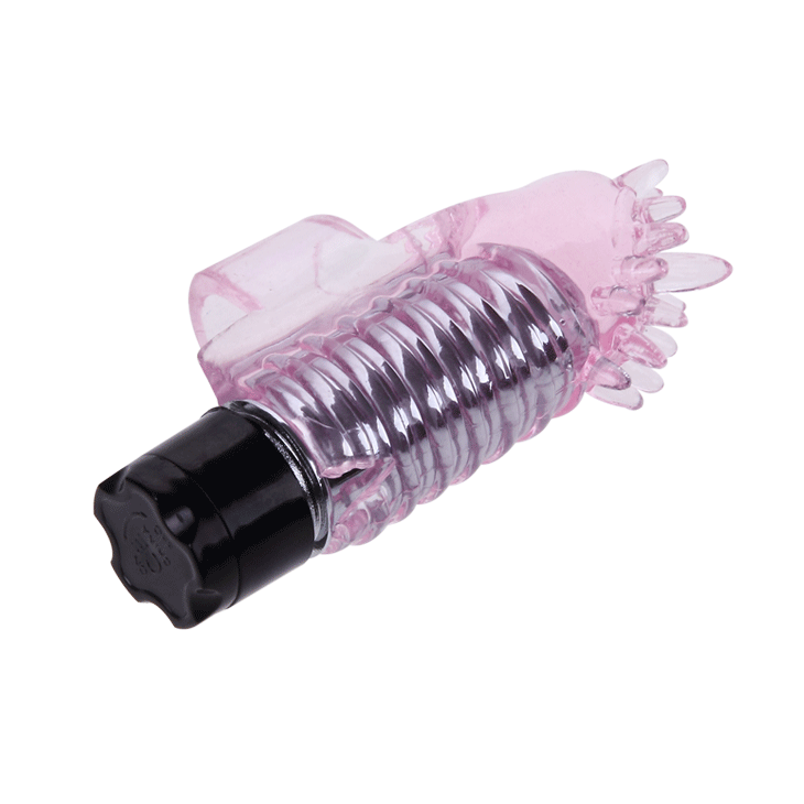 Vibromasseur Doigt Silicone Unité Amovible Piles Incluses - Baile
