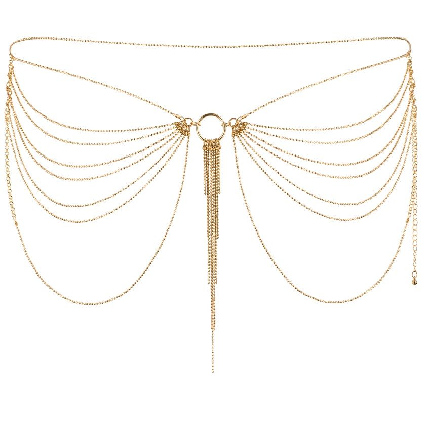 BIJOUX - MAGNIFIQUE BIJOU CHAÎNE MÉTAL POUR TAILLE DORÉE