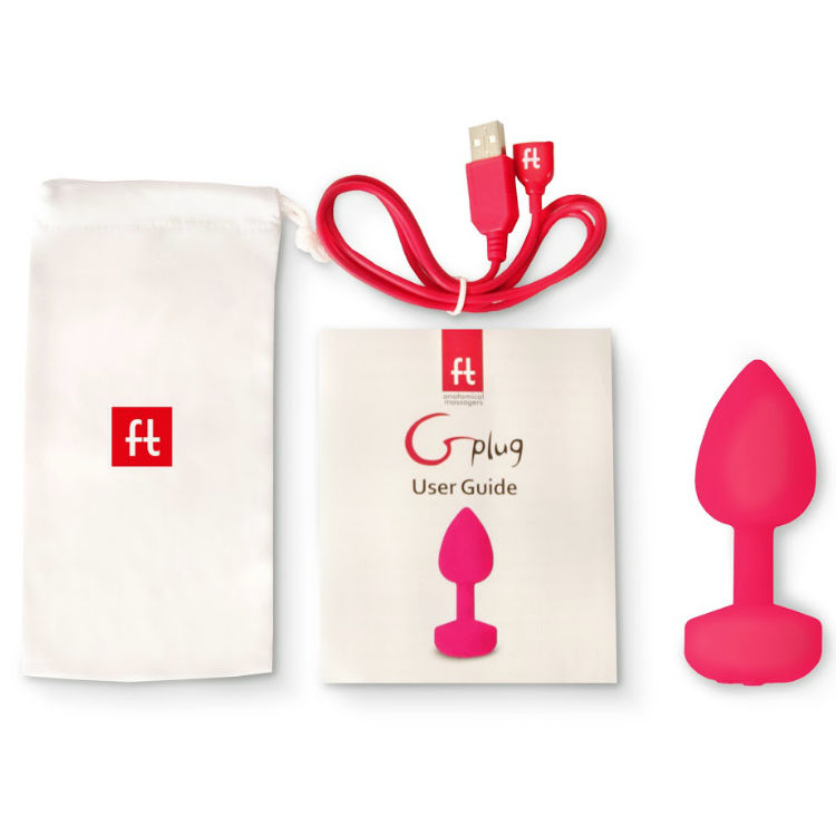 Plug Anal Vibrant Gplug Funtoys Silicone Rechargeable - G-Vibe