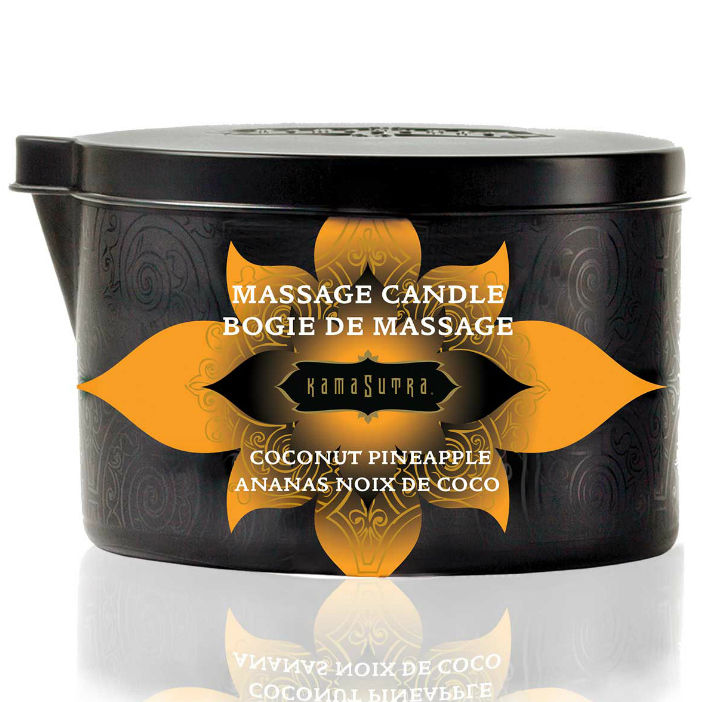 Bougie de Massage Huile Tiède 6 Parfums 170 g 35 Heures - Kamasutra