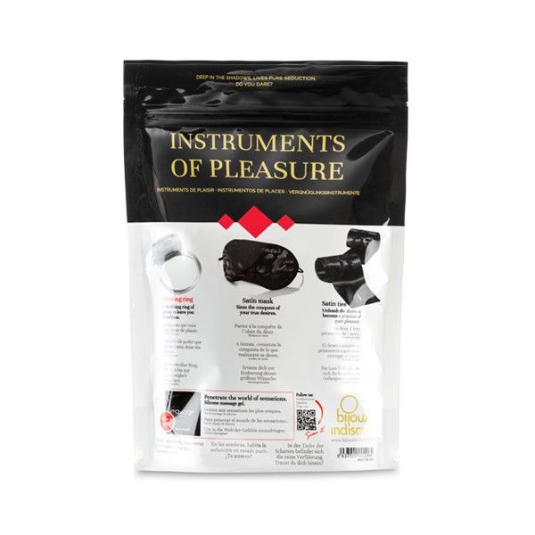Kit BDSM Instruments de Plaisir - Satin et Vibrations - Bijoux Indiscrets