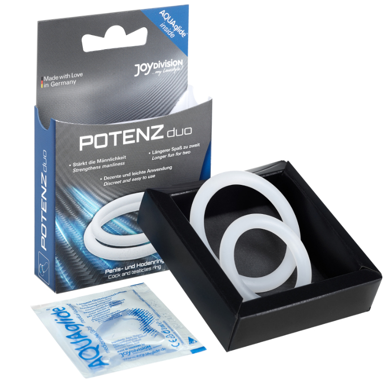 Cockring Double Potenzduo Silicone - Joydivision