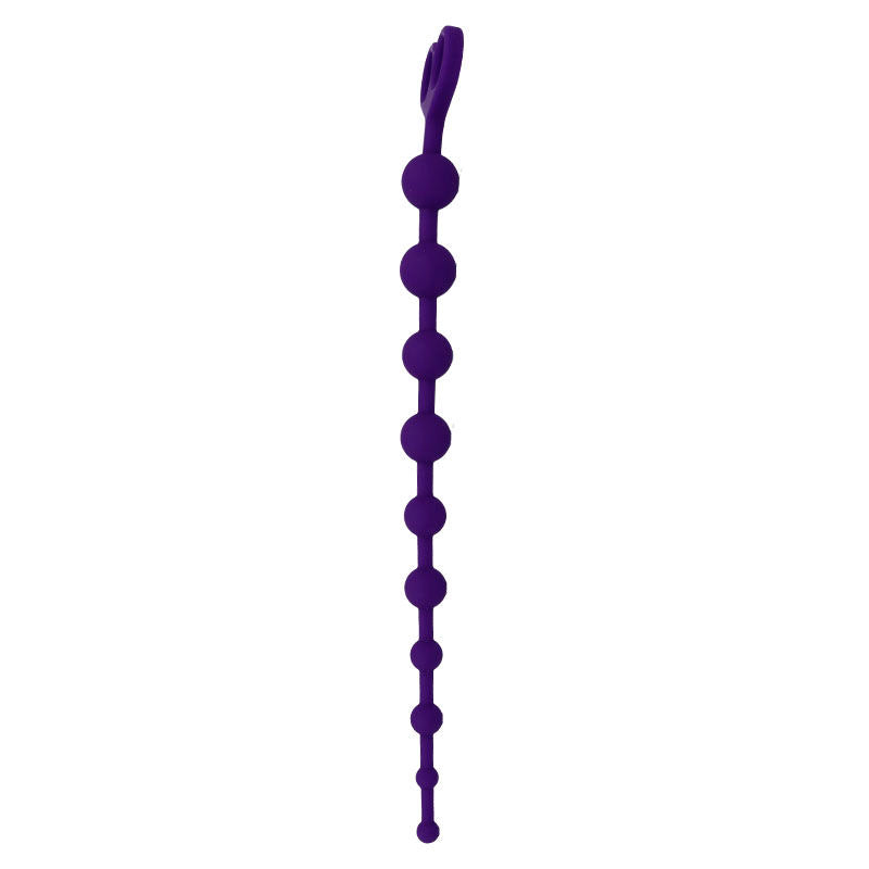 Chapelet Anal Jaiden en Silicone Doux - Hypoallergénique - Intense
