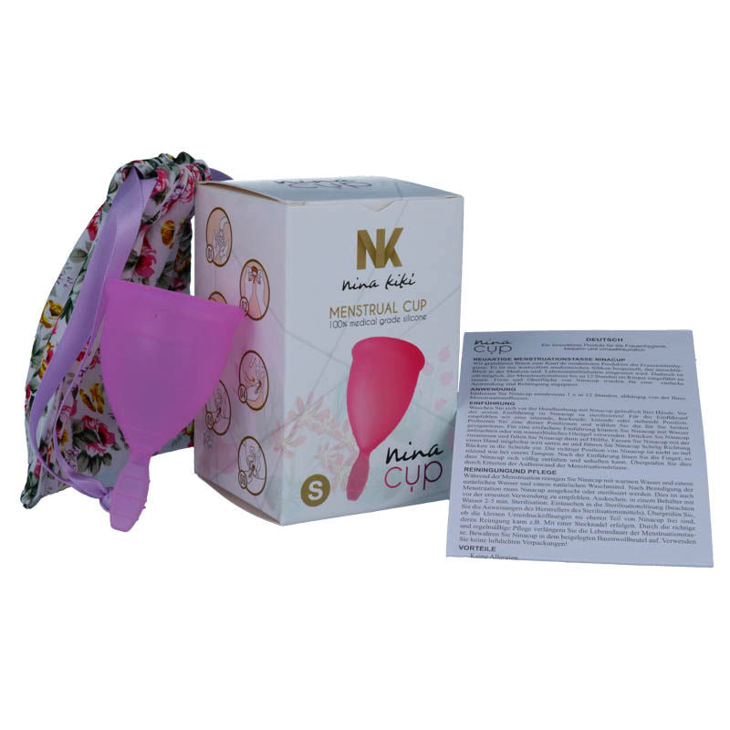 Coupe Menstruelle Nina Cup Silicone Hypoallergénique 12h - Nina Kikí