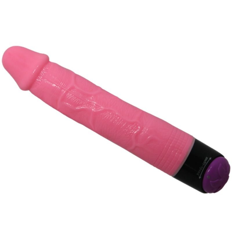 Vibromasseur Réaliste Super Doux TPR Multivitesse 23 cm - Baile
