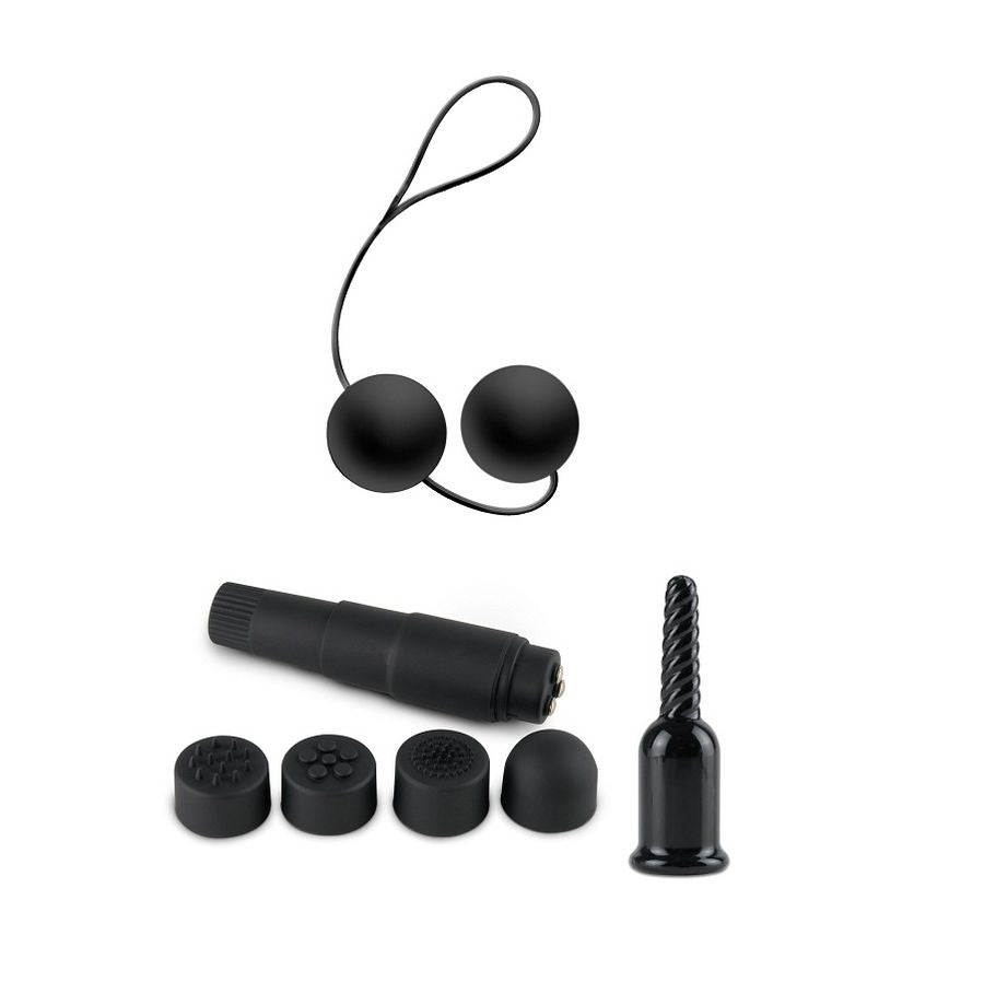 Kit BDSM Fétichiste Complet 10 Accessoires Tout-en-Un - Fetish Fantasy