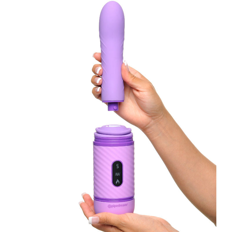 Gode Va-et-Vient Chauffant Love Thrust-Her Vibrant Ventouse - Fantasy For Her