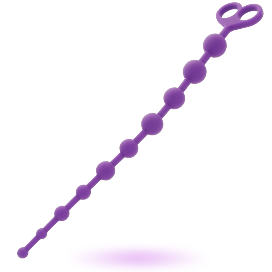 Chapelet Anal Jaiden en Silicone Doux - Hypoallergénique - Intense