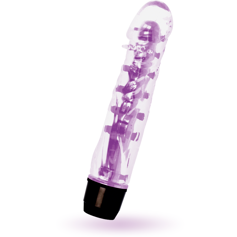 Vibromasseur Lenny Jelly - TPE Platine Ergonomique Étanche - Glossy