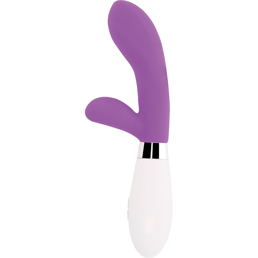 GLOSSY - Vibromasseur Rabbit Jackson - 2 Moteurs 10 Modes Silicone - Glossy LAPIN NOIR