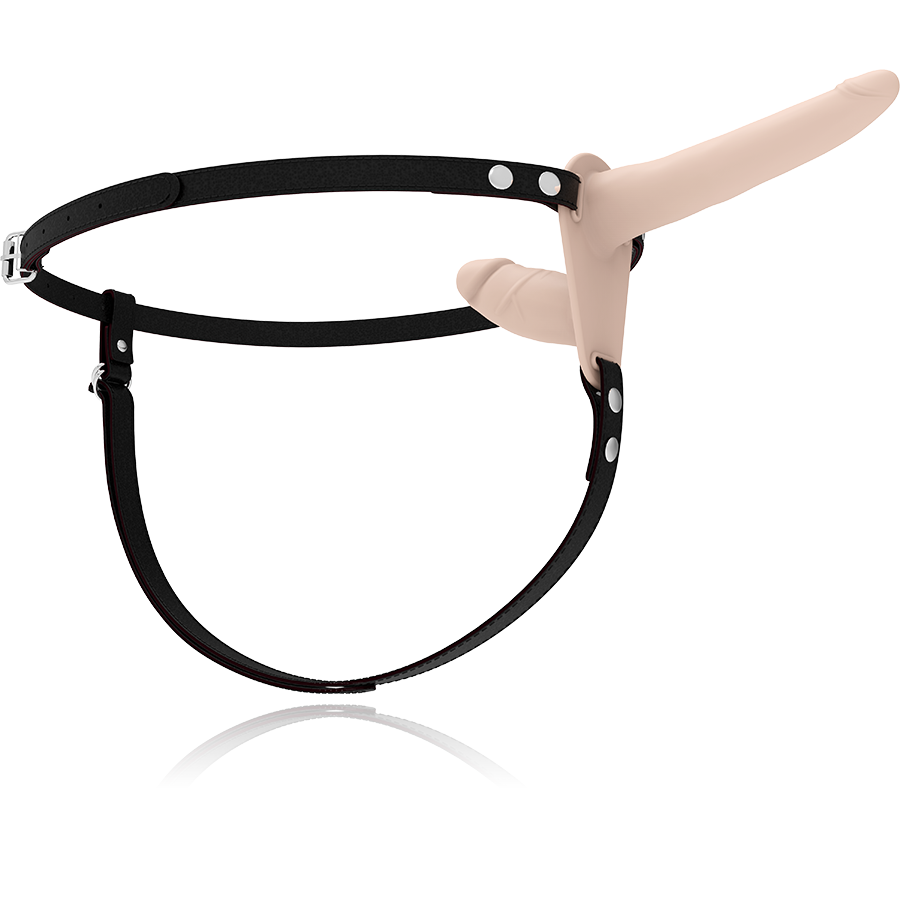 Harnais Double Pénétration Silicone - Rechargeable - Fetish Submissive