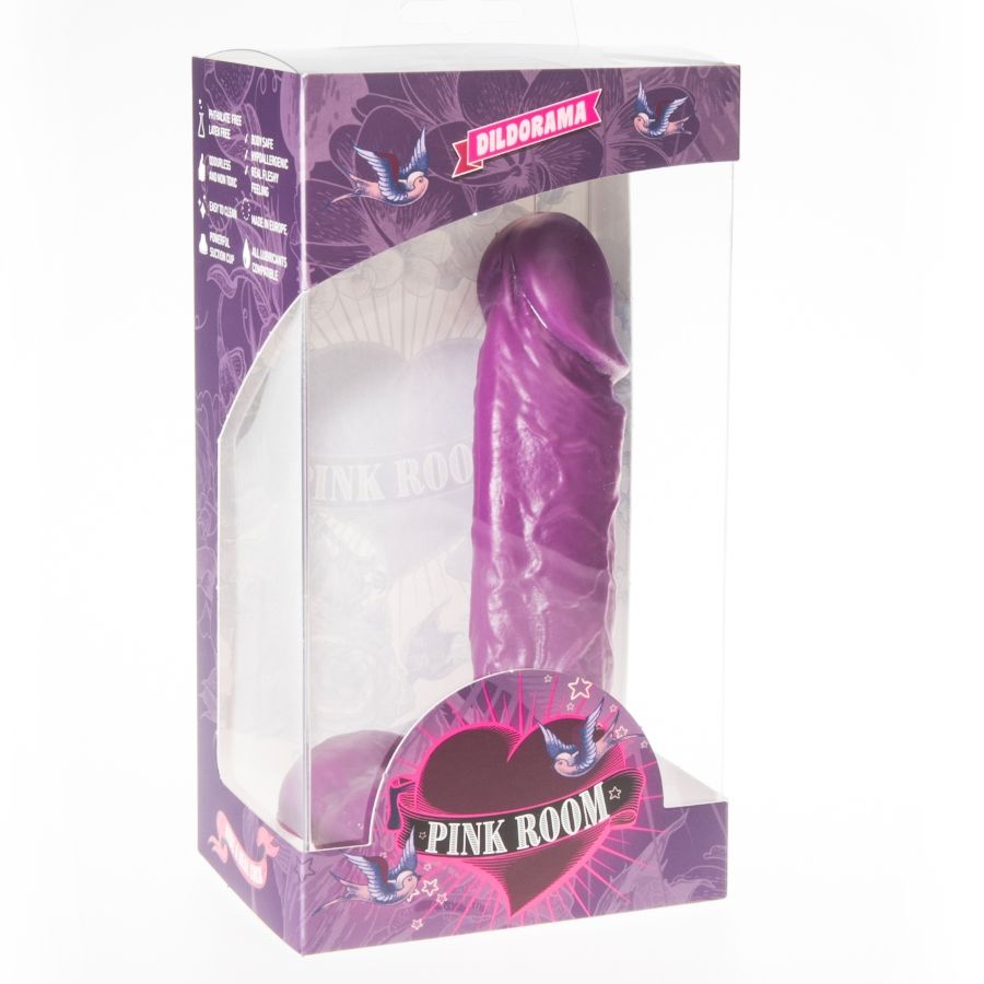 Gode Réaliste Amadeo 15,5 cm Ventouse Puissante - Pink Room