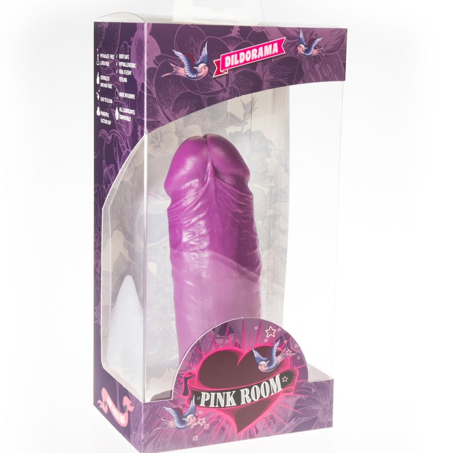 Gode Réaliste Dael 18,5 cm Ventouse Veines Sculptées - Pink Room