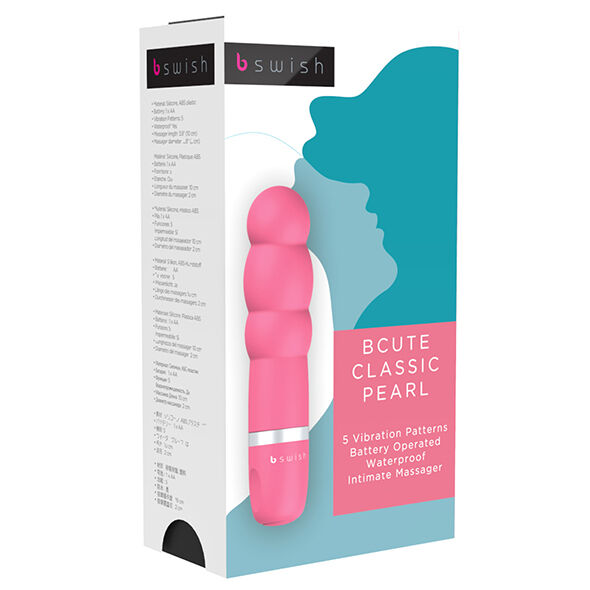 Mini Vibromasseur Bcute Classic Pearl Forme Bulbe Silicone - B Swish