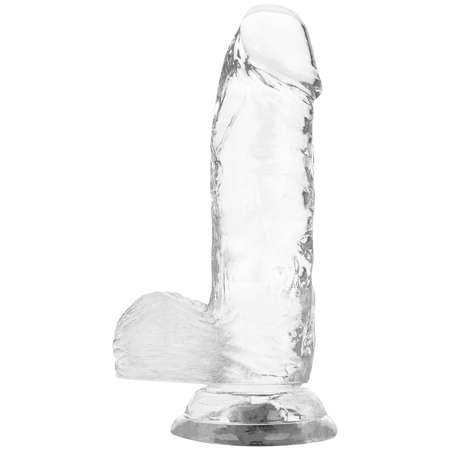 Gode Réaliste Transparent Testicules 4 Tailles Ventouse - X Ray