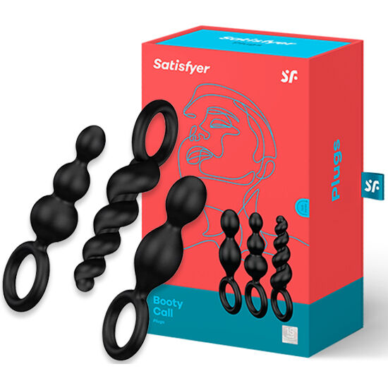 Kit 3 Plugs Anaux Progressifs Silicone Hypoallergénique - Satisfyer