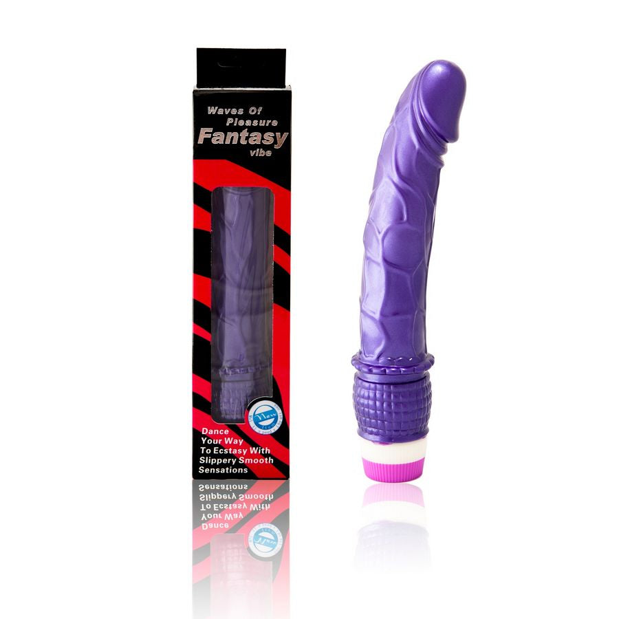 Gode Vibrant Réaliste Vagues de Plaisir - Multivitesse PVC - Baile