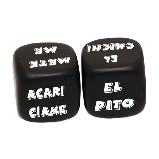 Jeu Coquin 2 Dés d'Action et Parties du Corps 36 Combinaisons - Diablo Picante