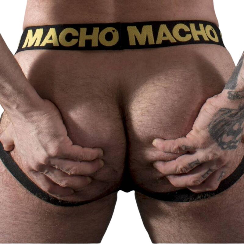 Jockstrap Cuir Style MX25AC Sangles Croisées 4 Tailles - Macho Underwear