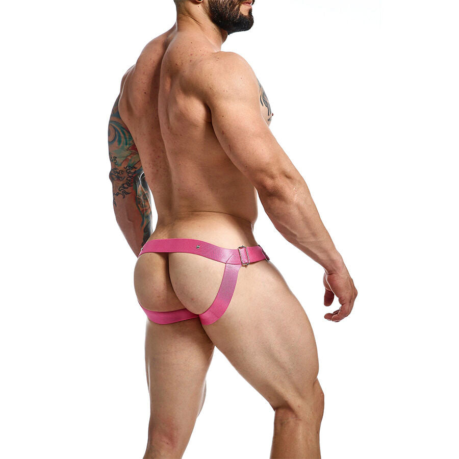 Jockstrap Dngeon Anneau Pénien Intégré Clous Métalliques - Mob