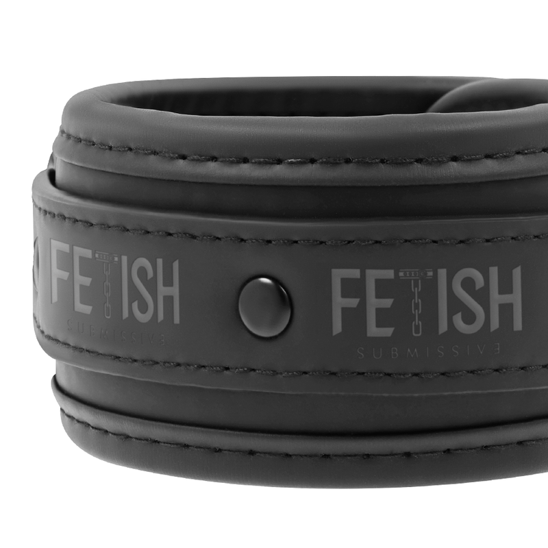 Kit Bondage de Lit Menottes Doublure Néoprène Cuir Vegan - Fetish Submissive