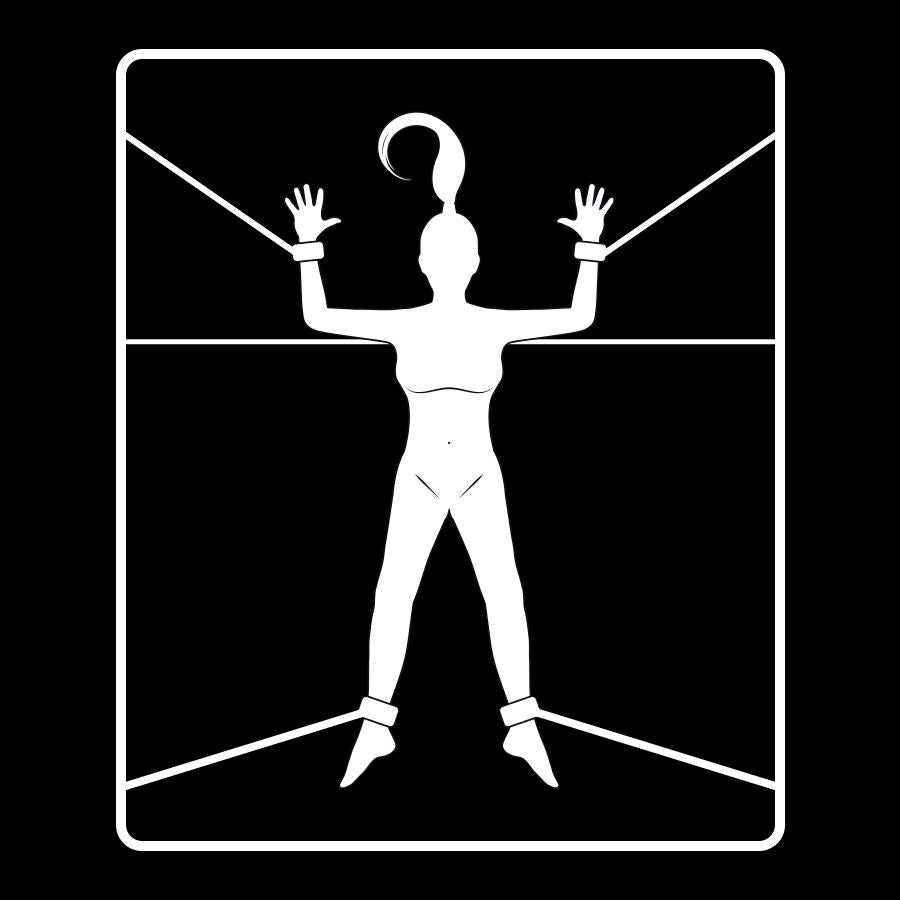 Kit Bondage de Lit Menottes Doublure Néoprène Cuir Vegan - Fetish Submissive