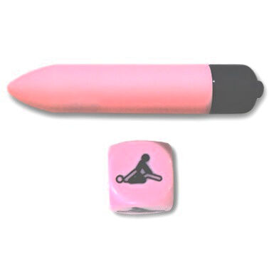 Kit Coquin Sensuel Œuf Vibrant et Dé de Positions Sac Organza - Secretplay