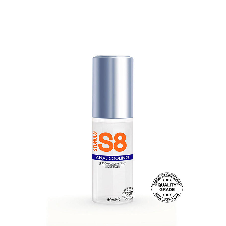 Lubrifiant Anal Effet Froid S8 Confort Intense 2 Contenances - Stimul8